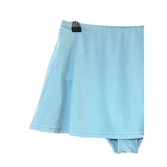 NWT Andie Swim The Skirt Bottom Bikini Skort Medium Coverage M Cabana Blue #3316 - Picture 6 of 15